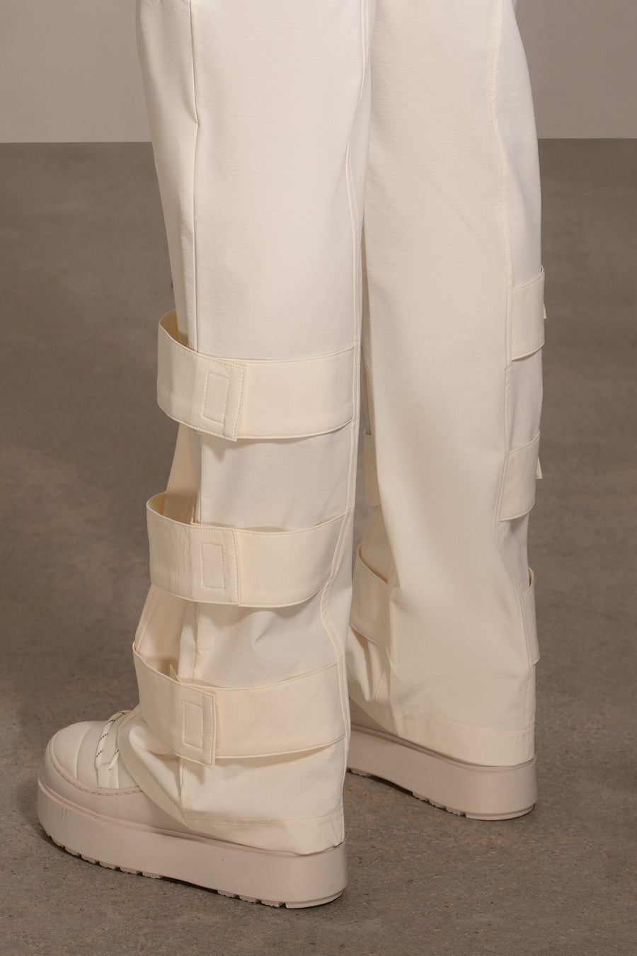 Buttercream Nyah Nylon Utility Pants