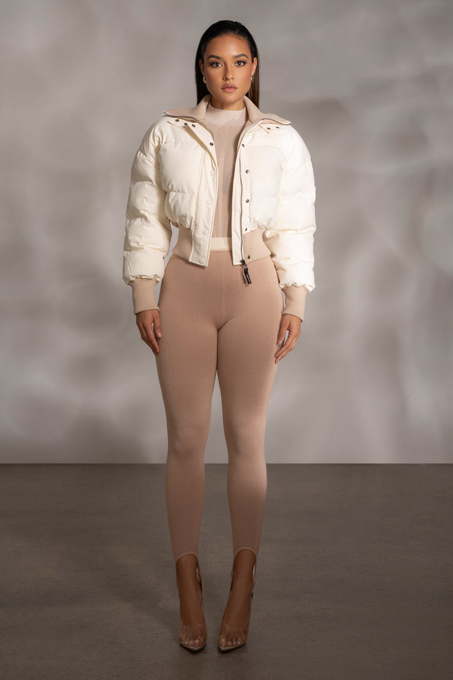 Beige Marlow Leggings