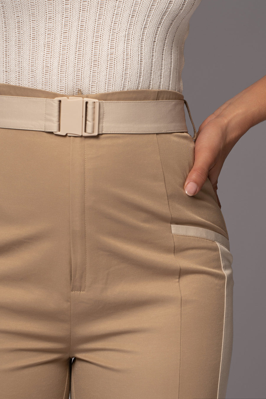 Khaki For The Moment Pants