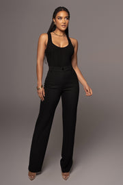 Black Arlette Trousers