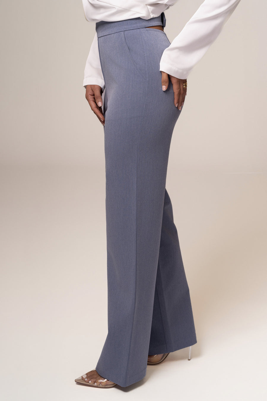 Denim Status Belted Pants