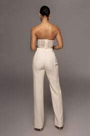 Ivory  Arlette Trousers