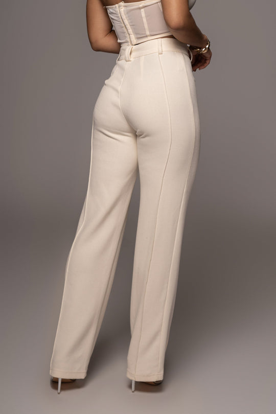 Ivory  Arlette Trousers