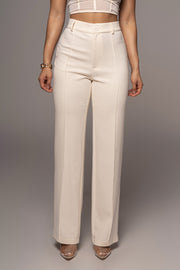 Ivory  Arlette Trousers