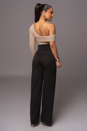 Black Novena Woven Pants