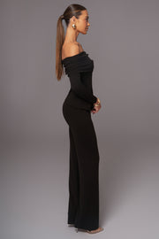 Black Alani Knit Pants