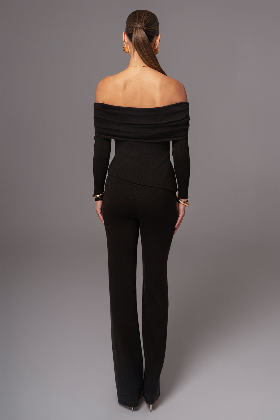 Black Alani Knit Pants