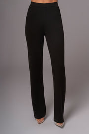 Black Alani Knit Pants
