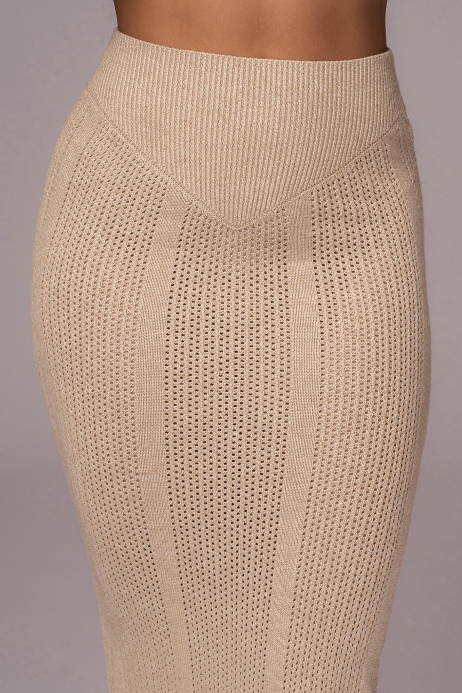 Taupe Jasmina Knit Skirt