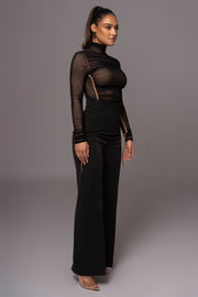 Black Novena Woven Pants