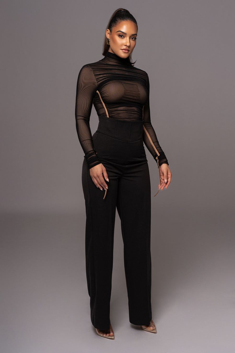Black Novena Woven Pants
