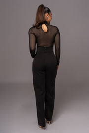 Black Novena Woven Pants