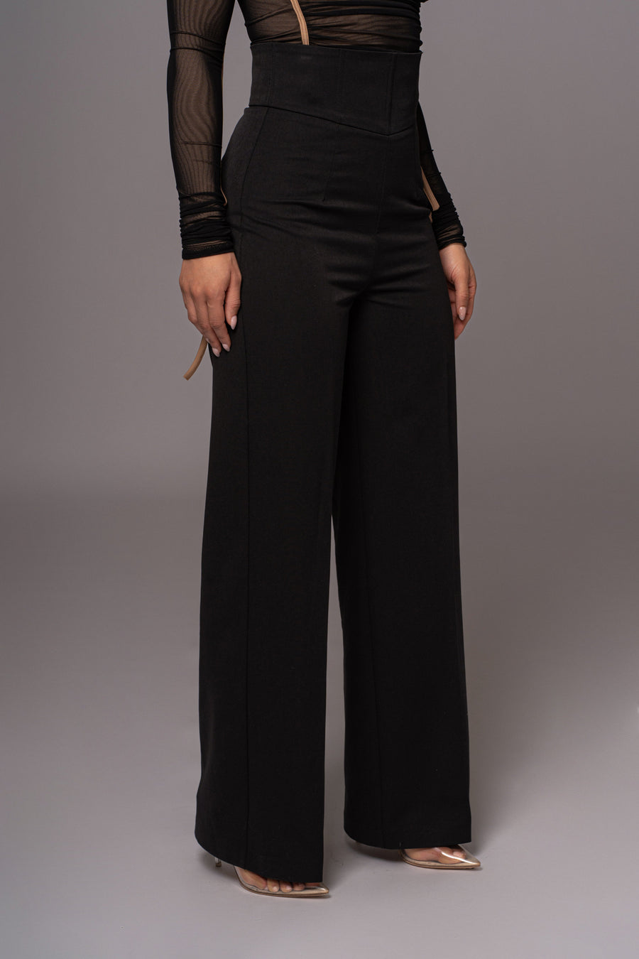 Black Novena Woven Pants