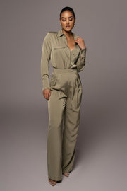 Olive Candice Trousers