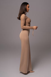 Tan Novena Woven Pants