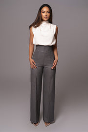 Grey Novena Woven Pants