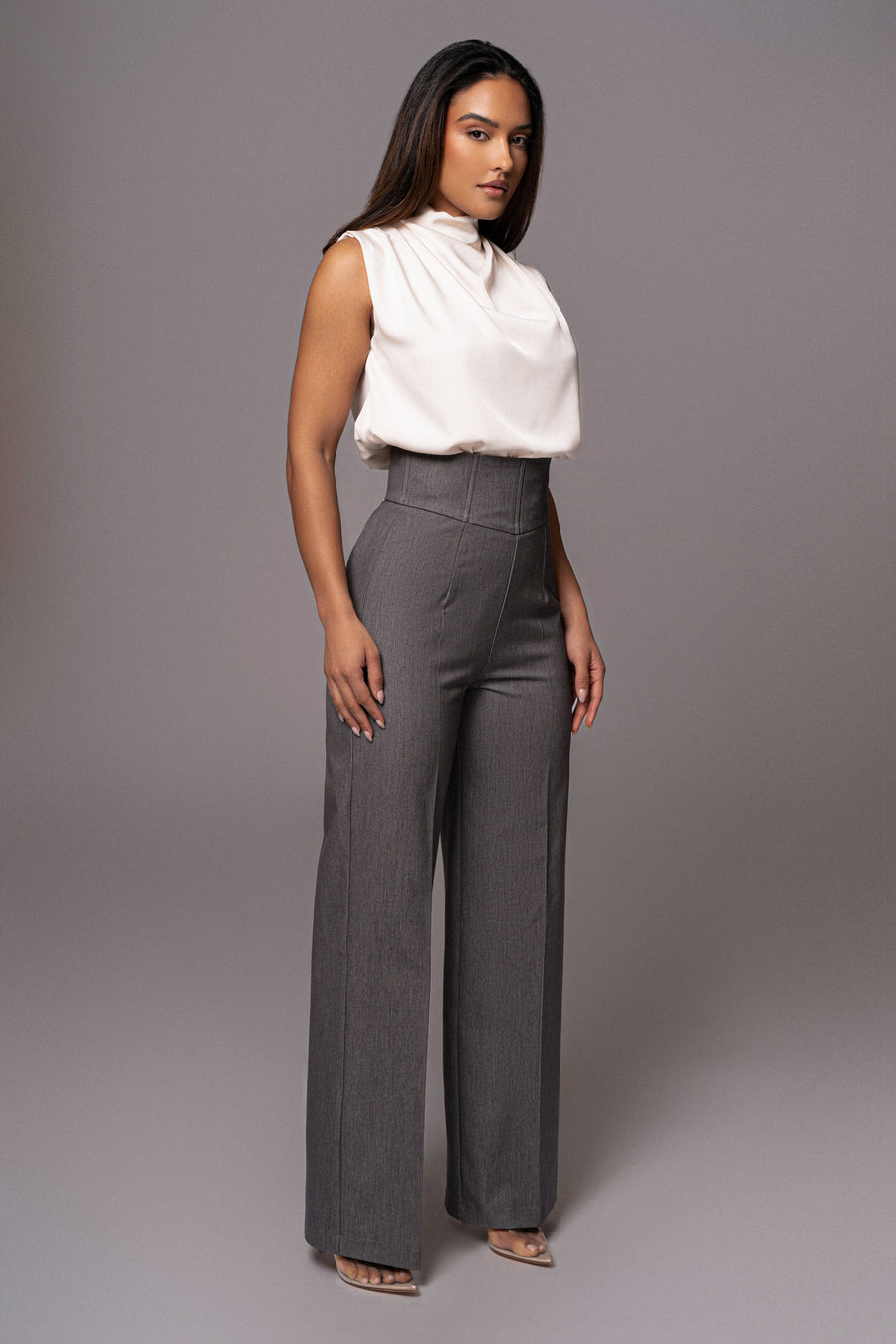 Grey Novena Woven Pants