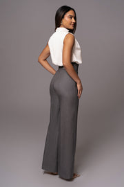 Grey Novena Woven Pants