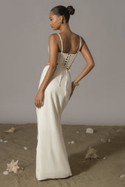 Ivory Las Olas Linen Skirt