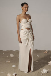 Natural Dreamland Linen Skirt