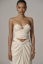 Natural Dreamland Linen Skirt
