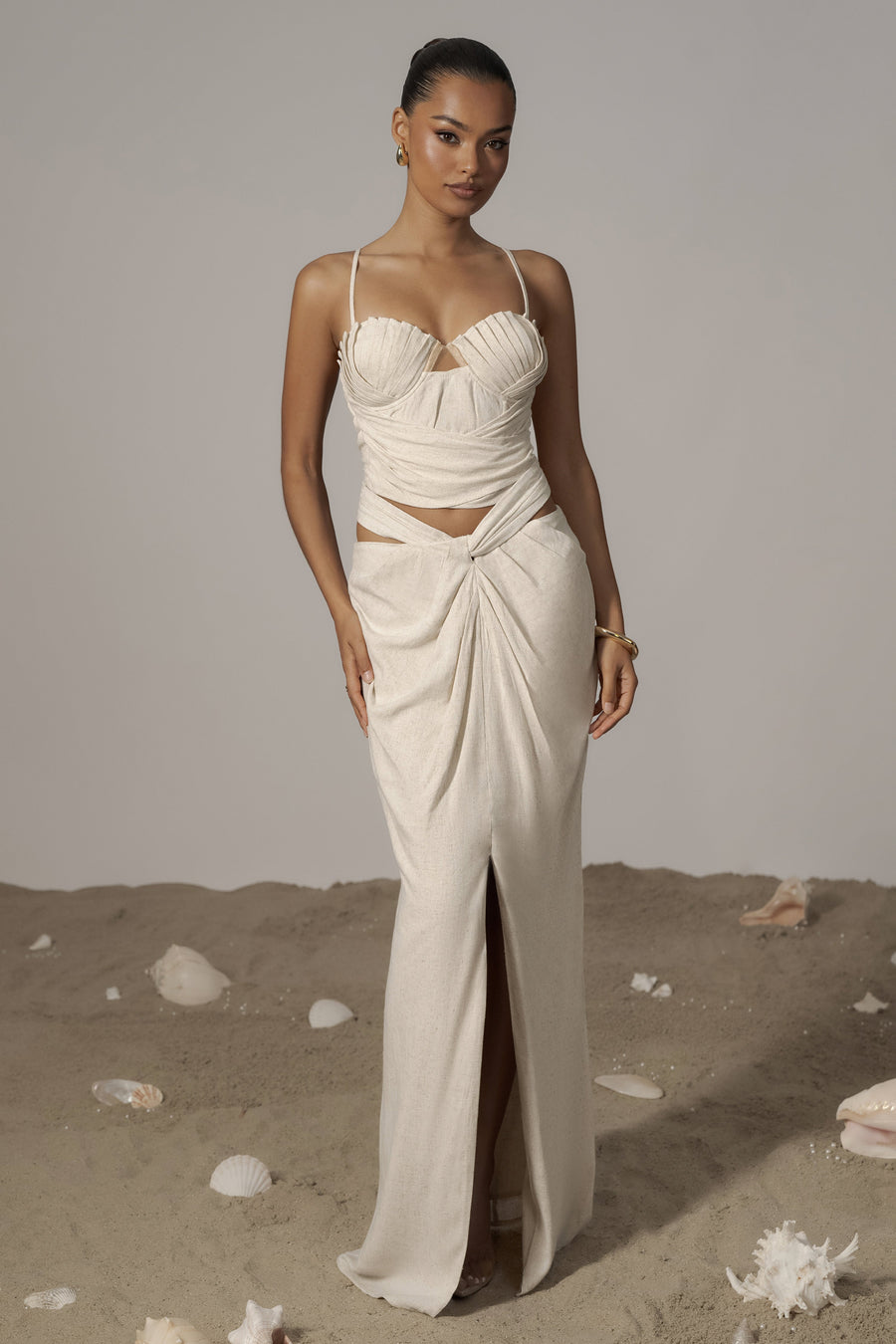Natural Dreamland Linen Skirt