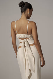 Natural Dreamland Linen Skirt