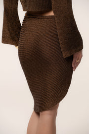 PRE-ORDER Bronze Luminous Metallic Skirt