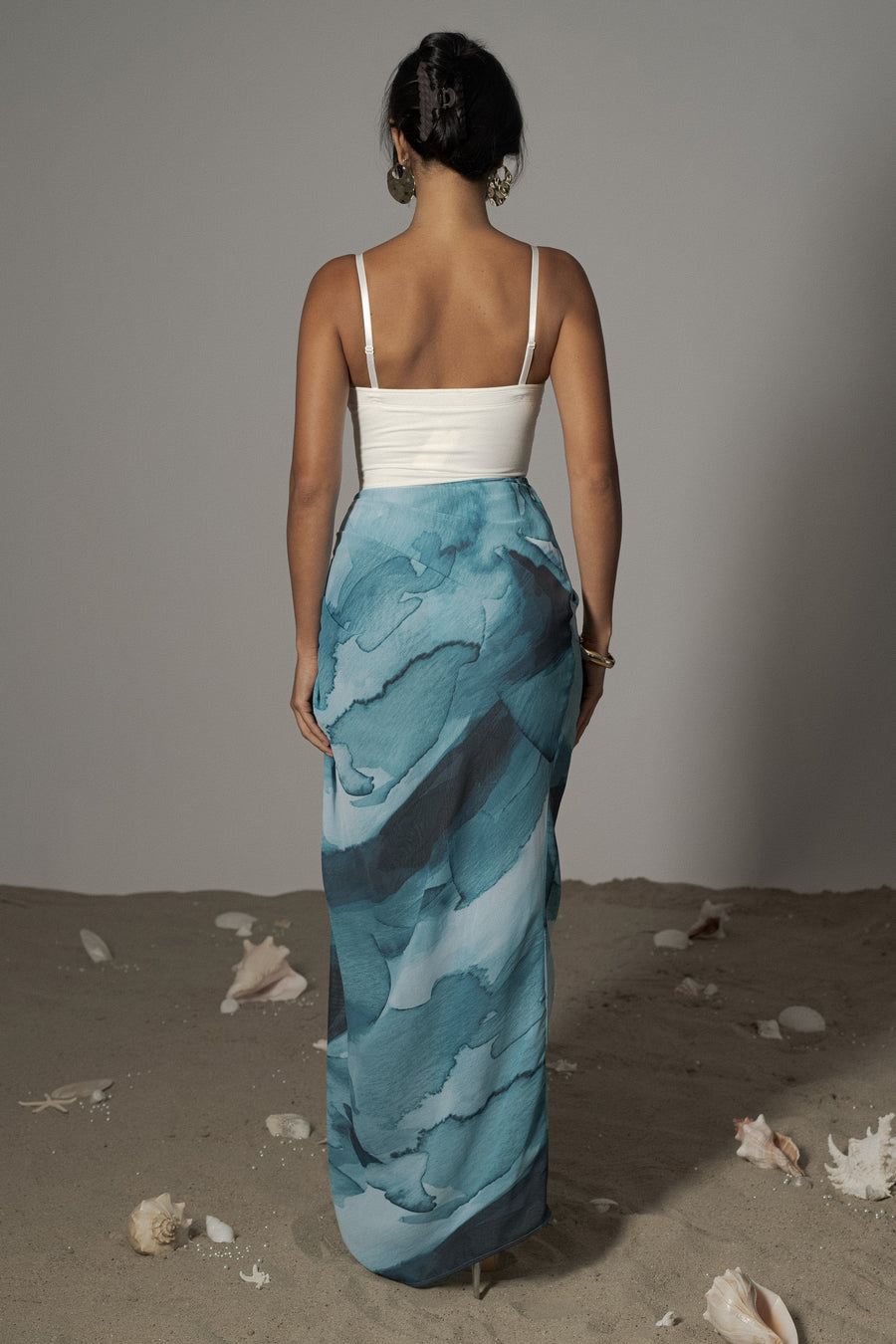 Blue Print Noelia Printed Skirt