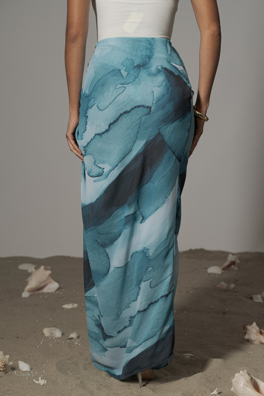 Blue Print Noelia Printed Skirt