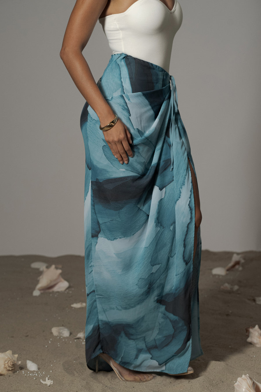 Blue Print Noelia Printed Skirt