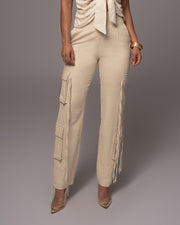 Natural Better Half Linen Utility Pants