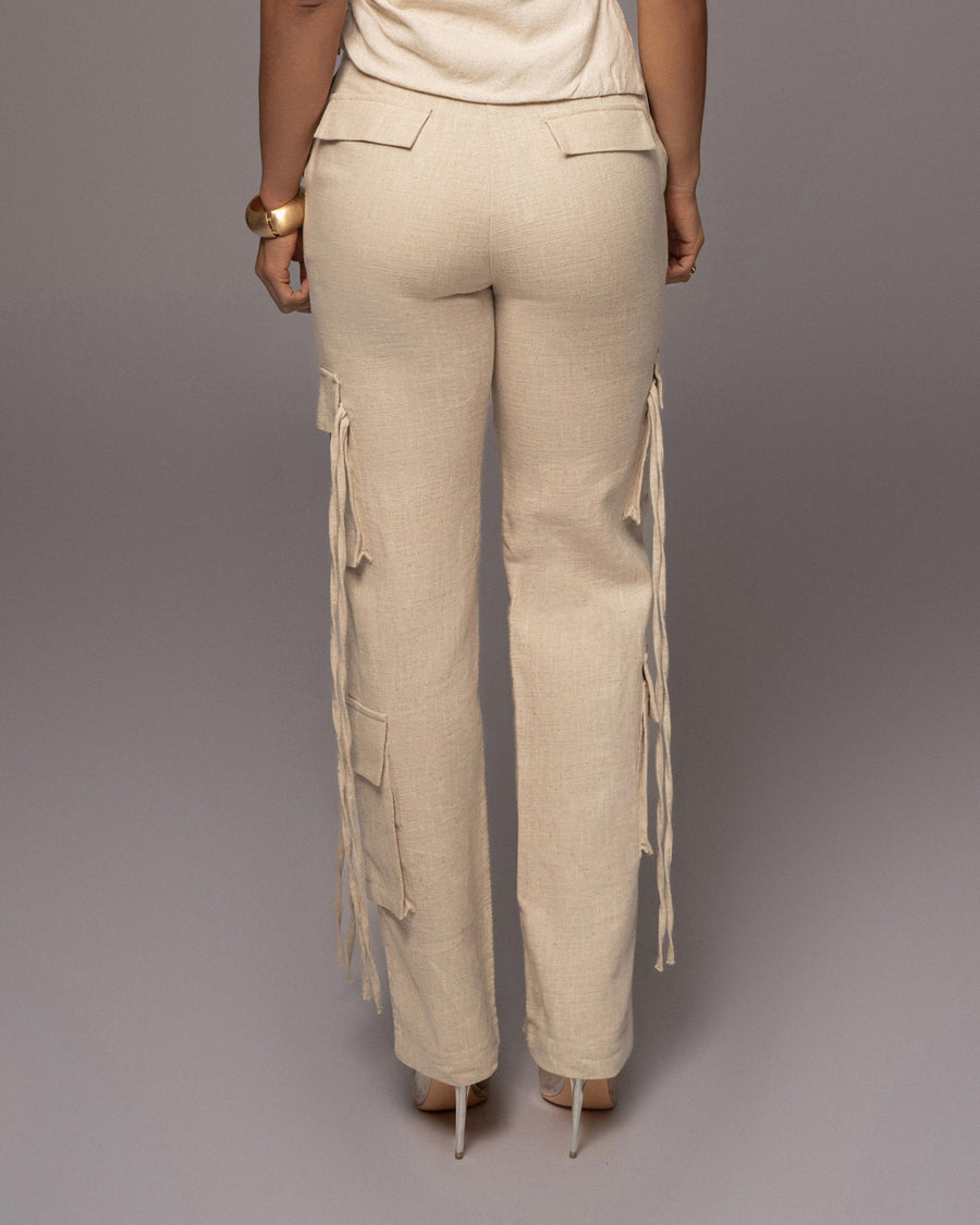 Natural Better Half Linen Utility Pants