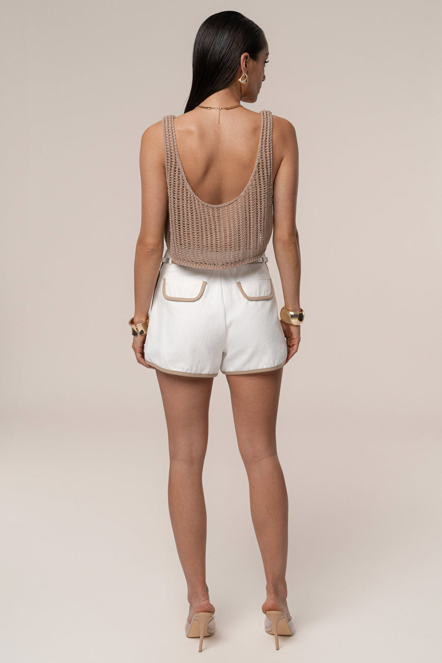 Ivory Sun Glow Shorts