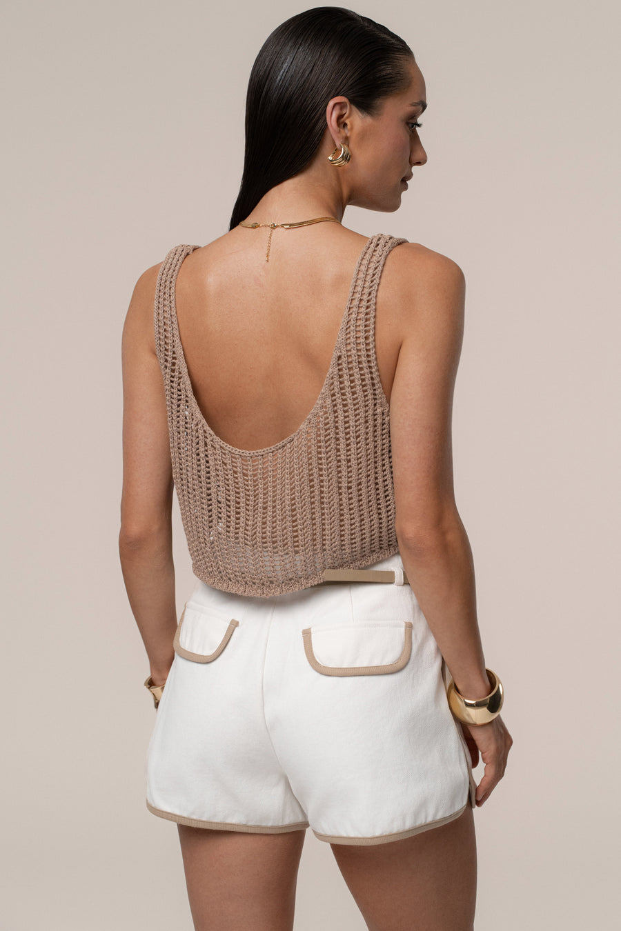 Ivory Sun Glow Shorts