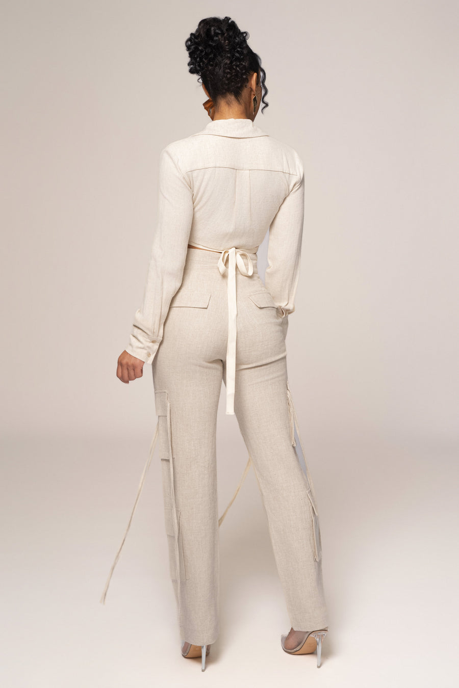 Natural Better Half Linen Utility Pants