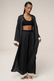 Black Jet Set Wide Leg Pants