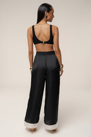 Black Jet Set Wide Leg Pants