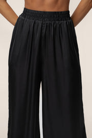Black Jet Set Wide Leg Pants