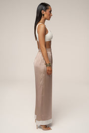 Mocha Jet Set Wide Leg Pants