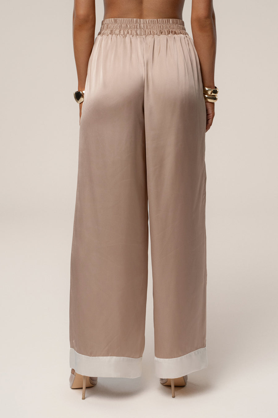 Mocha Jet Set Wide Leg Pants