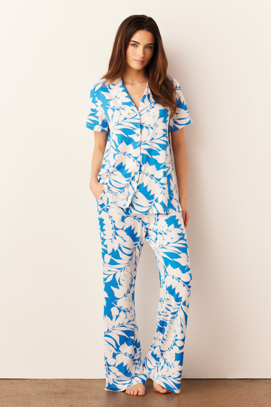 Elsa Cloud Jersey PJ Set in Serene