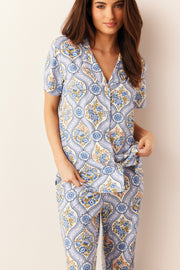 Elsa Cloud Jersey PJ Set in Villeroy