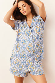 Maren Cloud Jersey PJ Set in Villeroy
