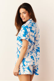 Maren Cloud Jersey PJ Set in Serene