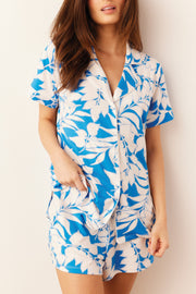 Maren Cloud Jersey PJ Set in Serene