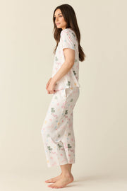 Alyssa Summer Jersey PJ Set in Mermaids