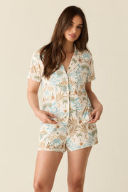 Karli Summer Jersey PJ Set in Oasis