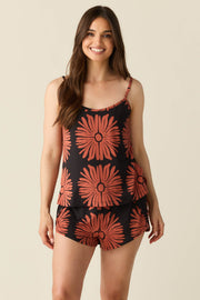 Whitney Summer Jersey PJ Set in Desert Bloom