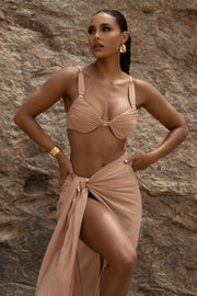 Tan Uncharted Waters Sarong
